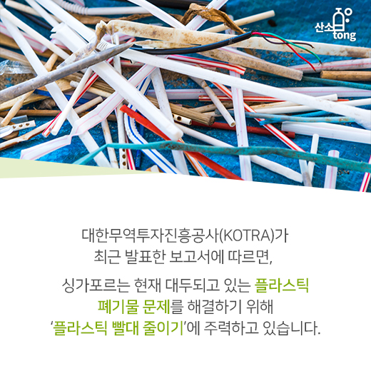 [카드뉴스] 싱가포르, ‘플라스틱 빨대 OUT’ 외친다