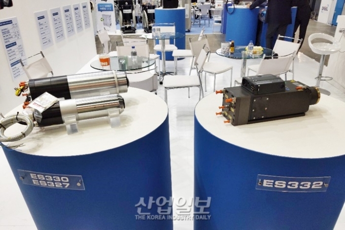 [2019 한국기계전] HSD코리아, 일렉트로스핀들, 2축헤드 라인 시연