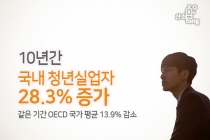 [카드뉴스] 10년간 국내 청년실업자 28.3% 증가