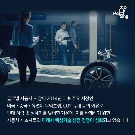 [카드뉴스] 자동차 시장의 성장 정체, 오픈 이노베이션으로 돌파구 찾는다