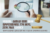 [카드뉴스] 국표원, 실효성 검토 통해 정부인증제도 7개 폐지, 21개 개선 나선다