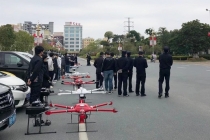 중국 우한 신종 코로나바이러스 확산 방지에 드론(DRONE)도 한 몫