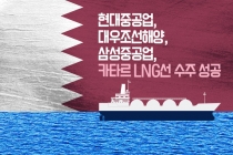 [카드뉴스] 현대중공업-대우조선해양-삼성중공업, 카타르 LNG선 수주 성공