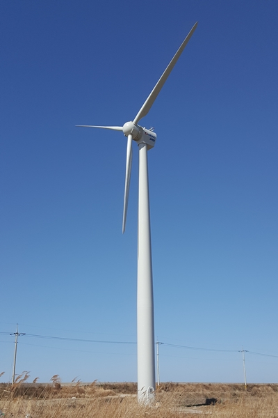 한국형 중형풍력발전기 개발 성공, 약한 바람에도 구동