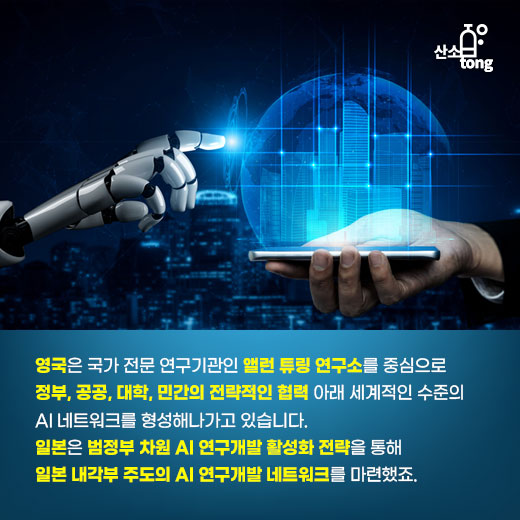 [카드뉴스] 인공지능(AI) 향해 전진하는 세계, 선제적인 움직임 보이는 국가는?