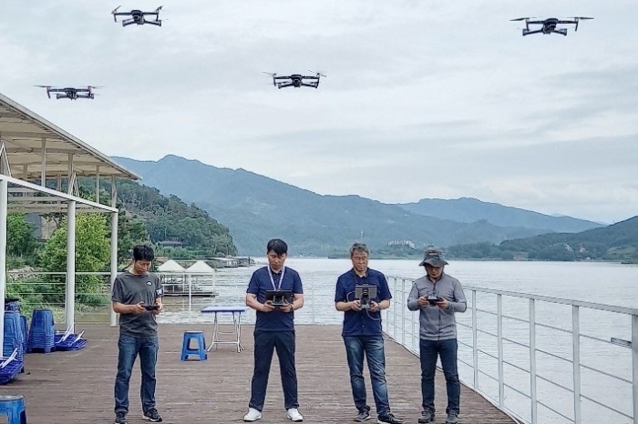 의암호 선박 전복사고 수색현장 드론 투입