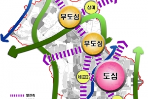 2035년 오산 시가화용지 15.784㎢, 시가화예정용지 6.865㎢