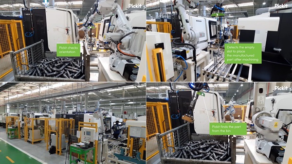 픽잇3D(Pickit 3D), 진명파워텍(JMPT) 자동화 과제 해결 사례 제시