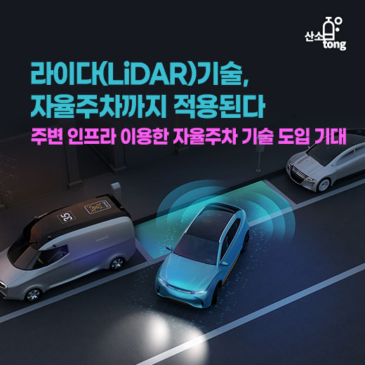 [카드뉴스] 라이다(LiDAR)기술, 자율주차까지 적용된다