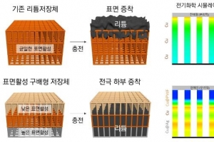 전극 설계로 리튬금속전지 수명 늘리는데 성공
