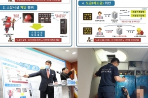 스프링쿨러 설비 무면허 시공·허위 감리·시설 작동불능·불법하도급 적발