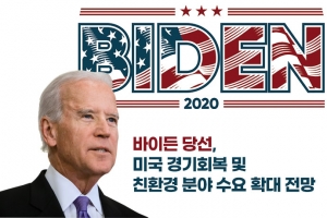 [카드뉴스] 바이든 당선, 미국 경기회복 및 친환경 분야 수요 확대 전망