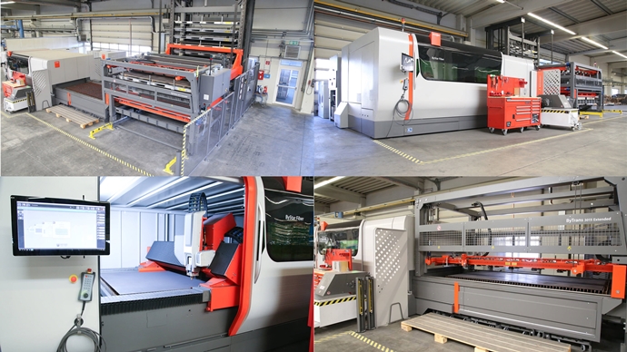 Uni-Cut, 바이스트로닉(bystronic) 파이버 레이저로 무인생산 환경 구축