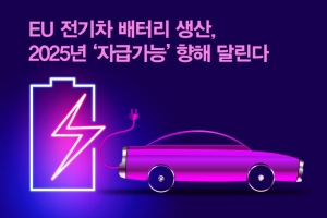 [카드뉴스] EU 전기차 배터리 생산, 2025년 ‘자급가능’ 향해 달린다