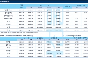 [2월9일] 바이든 부양책 기대감 유효, 달러 하락 비철금속↑(LME Daily Report)