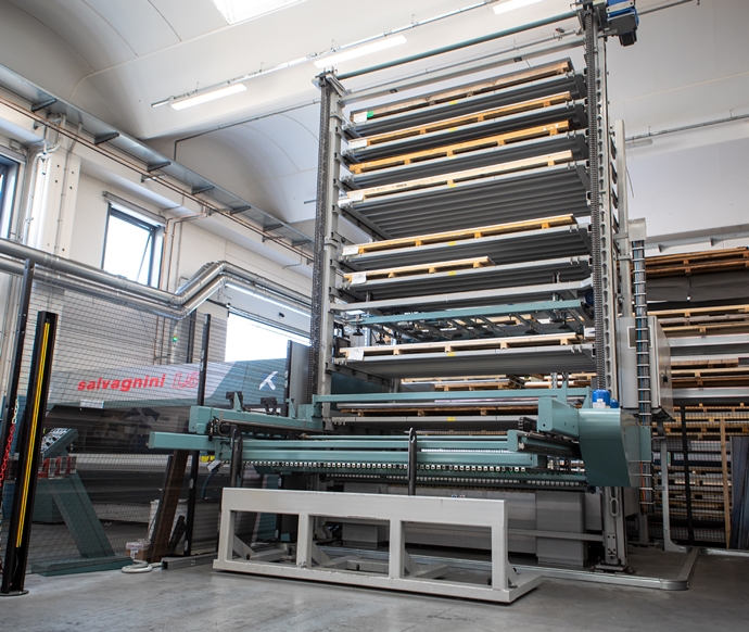 Tecno 3FP, 살바니니 공장 자동화 장비 도입