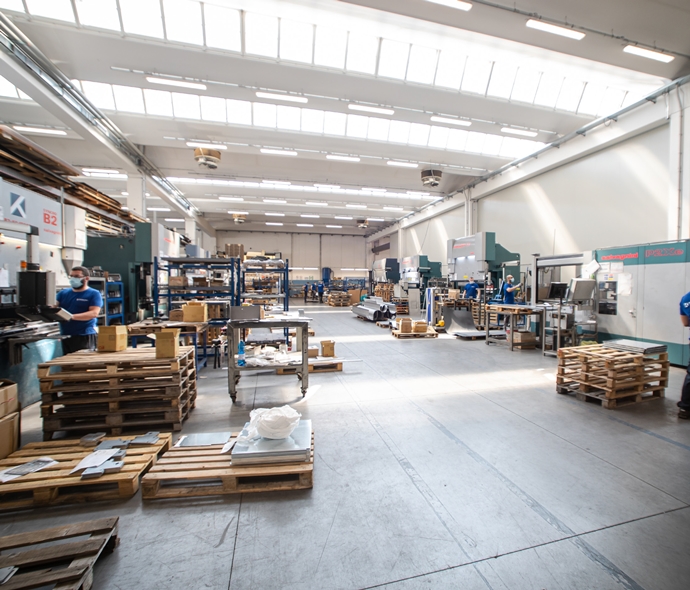 Tecno 3FP, 살바니니 공장 자동화 장비 도입