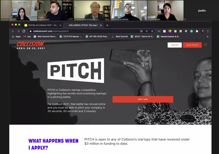 막연했던 투자 피칭, 콜리전에 국내 기술 스타트업 참가