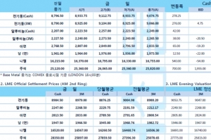 [4월6일] 칠레 코로나 바이러스 재확산 국경 폐쇄 선언, 구리 공급 우려 자극(LME Daily Report)