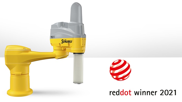 스토브리 TS2 산업용 로봇, Red Dot Award 2021에서 ‘Product Design‘ 부문 수상
