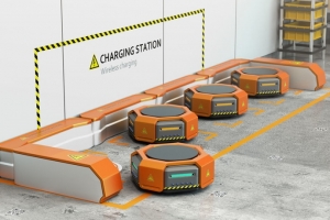 물류로봇 분야에 '중전력 무선 충전기술' 활용 기대돼