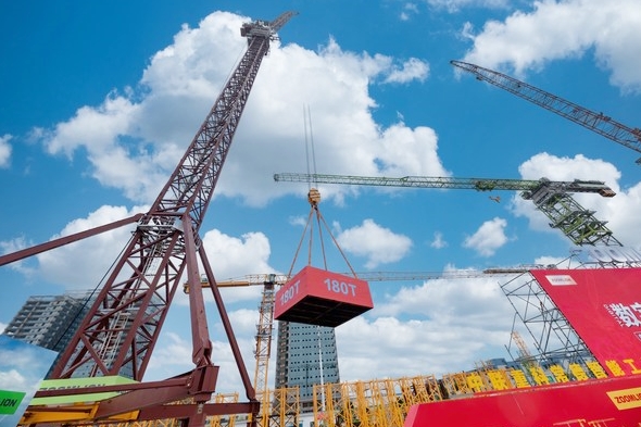 Zoomlion 스마트 타워크레인 공장 가동 개시