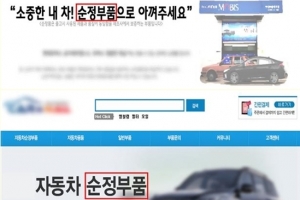 순정부품 표시광고한 업체에 ‘주문자 생산부품(OEM)’ 정정 요청