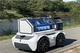 자율주행 로봇, 공원 돌며 책 빌려주는 시대