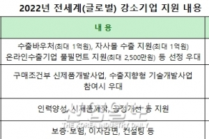정부, 해외시장 선도할 글로벌 강소기업 200개 사 육성