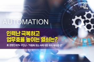 [카드뉴스] 인력난 극복하고 업무효율 높이는 열쇠는?