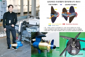 세계최초 비접촉 마그네틱 기어 활용, 상반회전 프로펠러 개발
