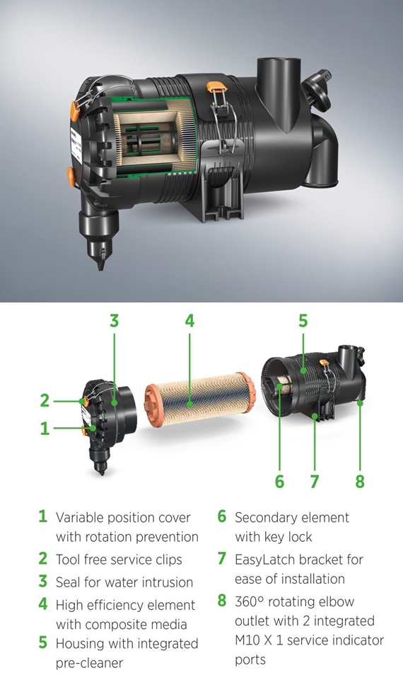 만앤휴멜, 'ENTARON HD 2.5' 헤비 듀티 에어클리너 선보여