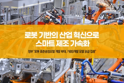 [카드뉴스] 로봇 기반의 산업 혁신으로 스마트 제조 가속화