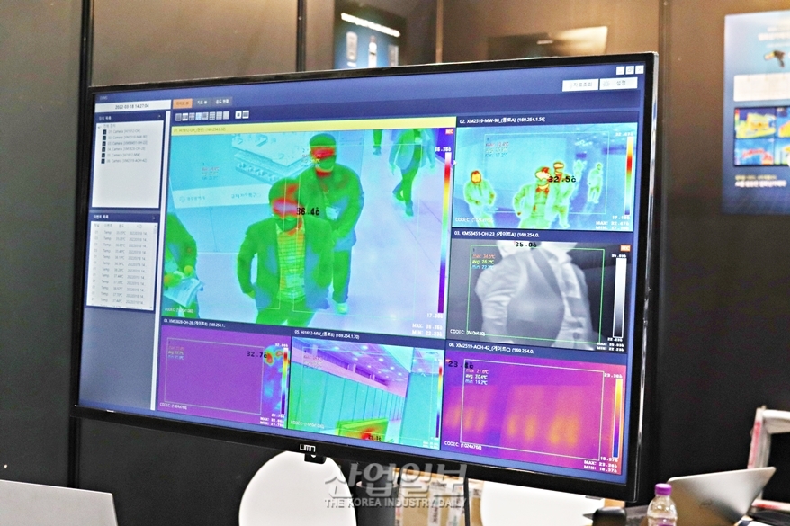 [한국전기산업대전] 열 영상에 일반 영상 더한 ‘열화상 IP 카메라’