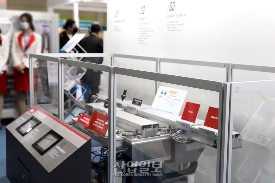 [스마트팩토리·오토메이션월드] 야마하, '모듈구조의 리니어 반송' 데모 시연