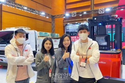 [스마트팩토리·오토메이션월드] VisionNav, 무인 트럭 하역 솔루션 시연