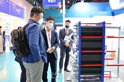 [기계설비전시회 2022] 알파라발, 오메가 포트홀 적용한 판형 열교환기 선보여