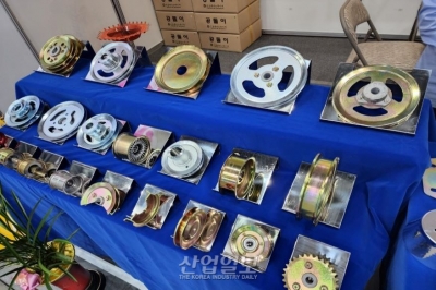 [심토스 2022] V-풀리 및 텐션롤러, 스피닝 전시