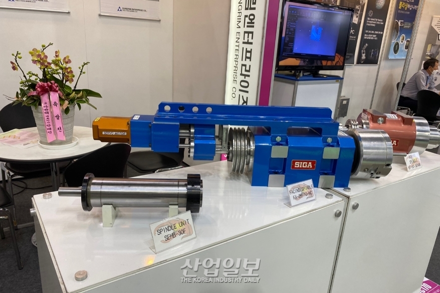 [심토스 2022] 스핀들 유니트 등 전시… 기계 생산성 높이는 '핵심 부품'