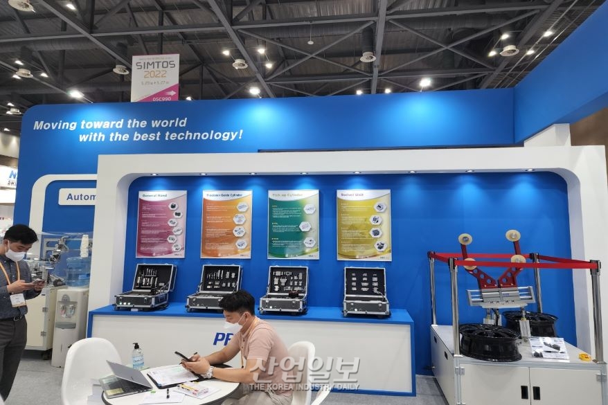 [심토스 2022] 파지력 높인 공기압 실린더…2차전지 제조산업 대응 나서