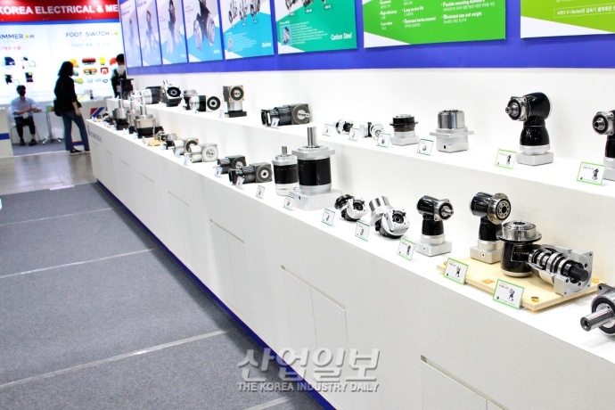 [심토스 2022] 킨텍스서, 선보인 감속기...컨베이어 벨트 및 무인 로봇 등에서 활용 중