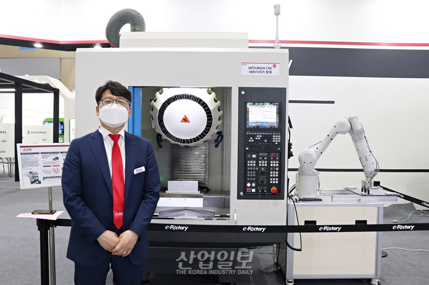 [심토스 2022] 한국미쓰비시전기오토메이션, 공작기계의 자동화에 한 걸음 더