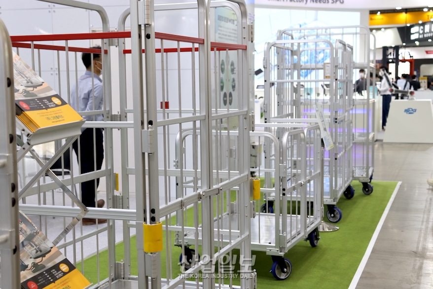 [국제물류산업대전] 친환경 알루미늄 물류제품, ‘내구성·경량성’ 확보