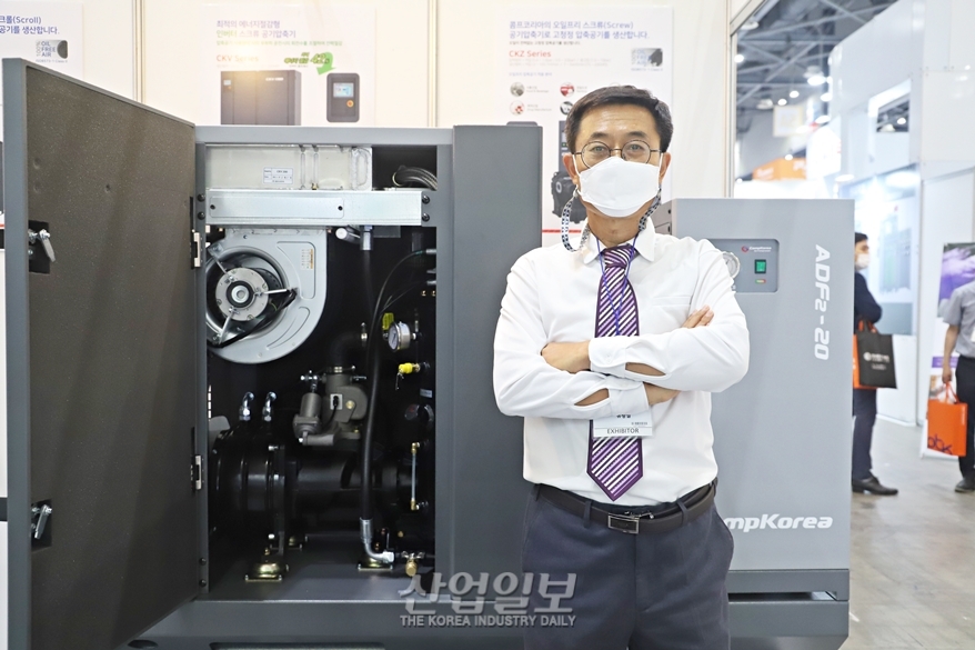 [국제화학장치산업전] 공장부터 병원까지, 산업 필수템 컴프레서