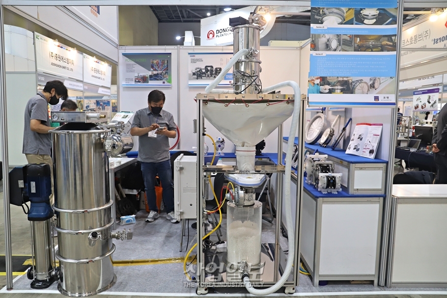 [국제화학장치산업전] 원료 이송 장비도 맞춤형 제작