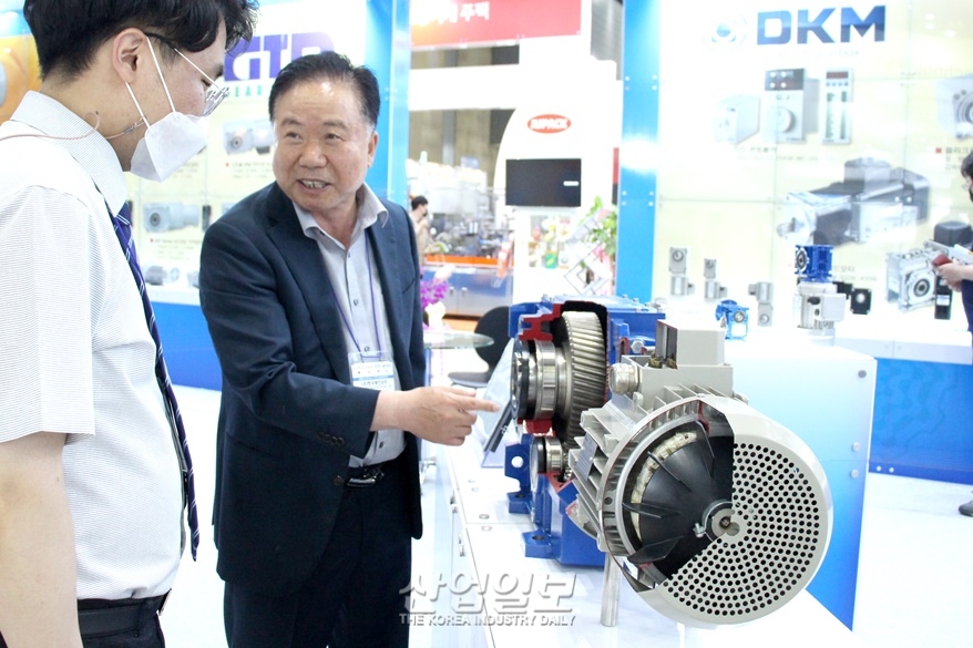 [코리아팩] (주)한국체인모터, KOREA PACK에서 모터·감속기 등 신제품 공개