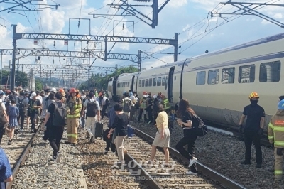 [2보] 수서행 SRT 탈선 사고 전 에어컨 멈춰