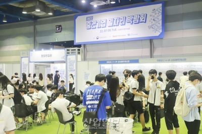 ‘2022 중견기업 일자리 박람회’ 개막…중견기업과 청년 구직자 ‘윈윈(Win-Win)’