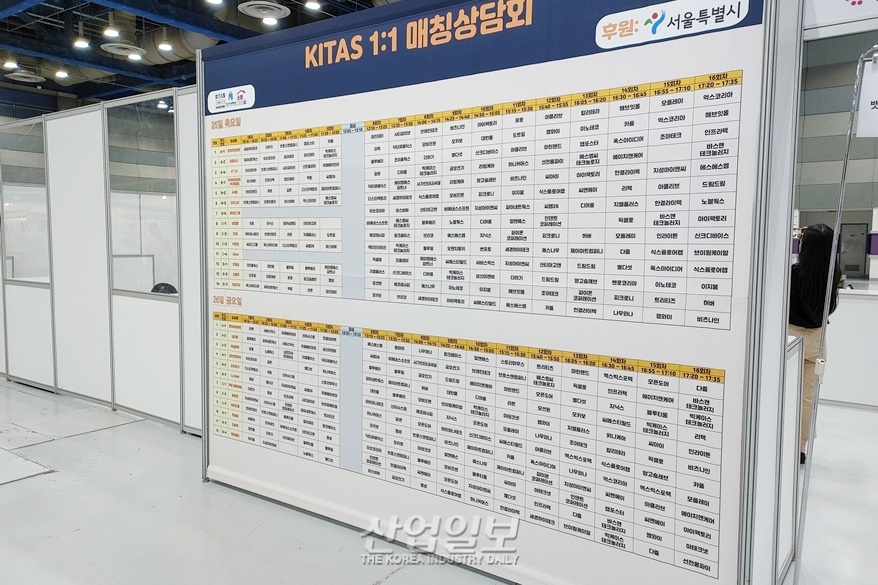 KITAS서 ‘국내 바이어 초청 매칭 상담회’ 개최