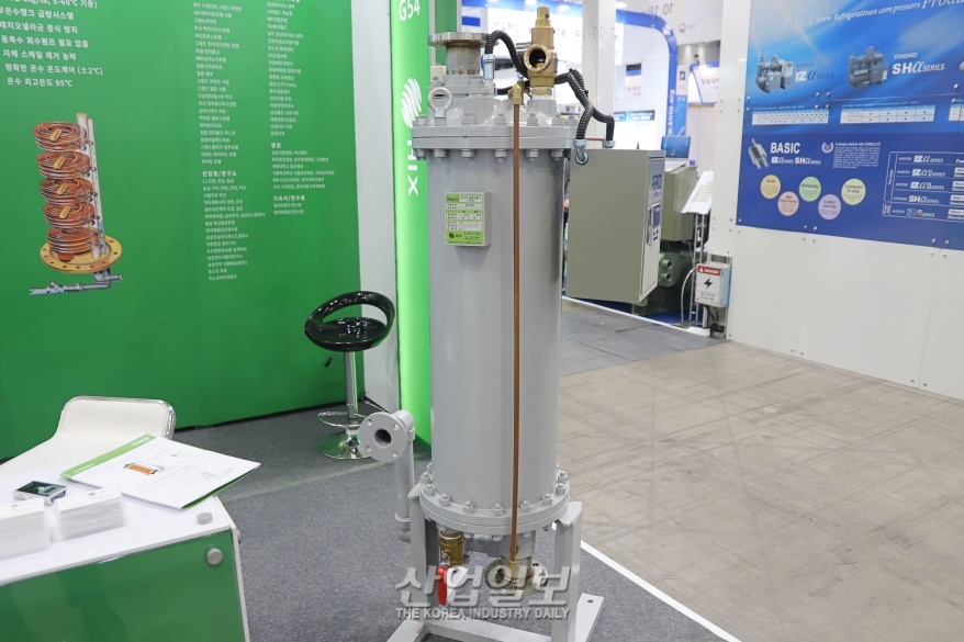 [한국산업대전] 순간식 급탕 가열기, 온수 즉시 공급…폐열도 활용